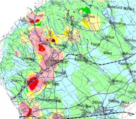 Syntetická geochemická mapa geologických faktorov životného prostredia regiónu Trnavská pahorkatina. in: Súbor máp geofaktorov životného prostredia regiónu Trnavská pahorkatina v mierke 1 : 50 000.
