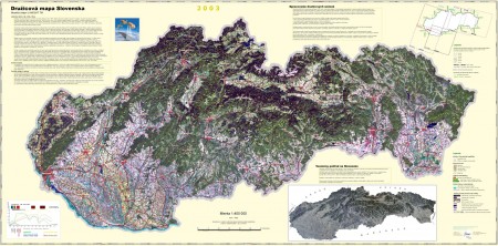Družicová mapa Slovenska